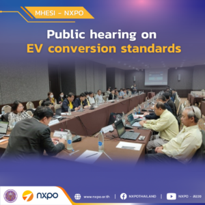 MHESI-NXPO chairs public hearing on EV conversion standards