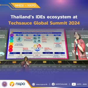 MHESI-NXPO presents study results on Thailand’s IDEs ecosystem at Techsauce Global Summit 2024