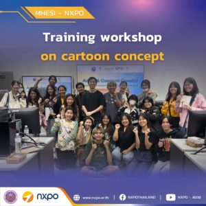 MHESI-NXPO and CAMT organize cartoon concept workshop