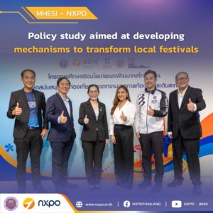 NXPO and NIDA launch study to transform local festivals into global tourist attractions