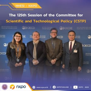 MHESI-NXPO presents Thailand’s synthetic biology vision at OECD’s 125th CSTP Session