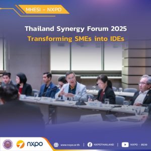 MHESI-NXPO presents IDE policy at Thailand Synergy Forum 2025